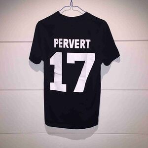 GIVENCHY black men’s t-shirt Pervert 17 graphic on back size small